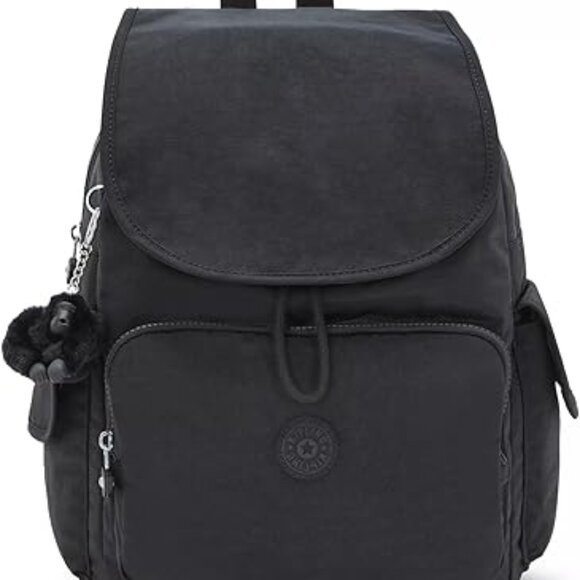 Kipling Women's City Pack Backpack, All -Day Versatile Daypack BLACK NWT - Picture 2 of 5